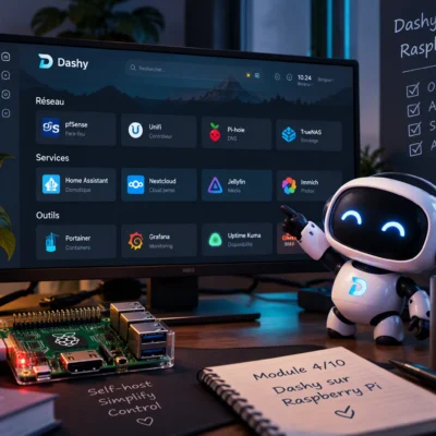 [NOC] Module 4/10 — Dashy : le portail d&rsquo;accueil de tout votre réseau domestique